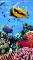 Aquarium Fish 3D Lock Screen 스크린샷 2