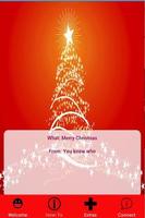 Christmas Greetings Messenger Plakat