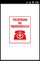 Teléfonos de Emergencias Cartaz