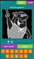 Negative Cartoon Quiz - Easy poster