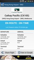 Hong Kong Airport: Flight tracker screenshot 2