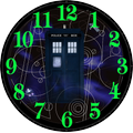 TIME TRAVELING CLOCK WIDGET