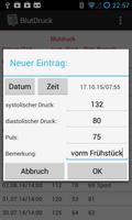 Blutdruckdaten erfassen 截图 1