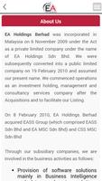 EA Holdings Berhad capture d'écran 3