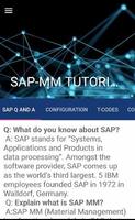 SAP MM Tutorial पोस्टर