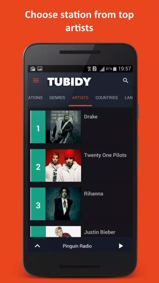 Tubidy - Mobile Radio Music APK pour Android Télécharger