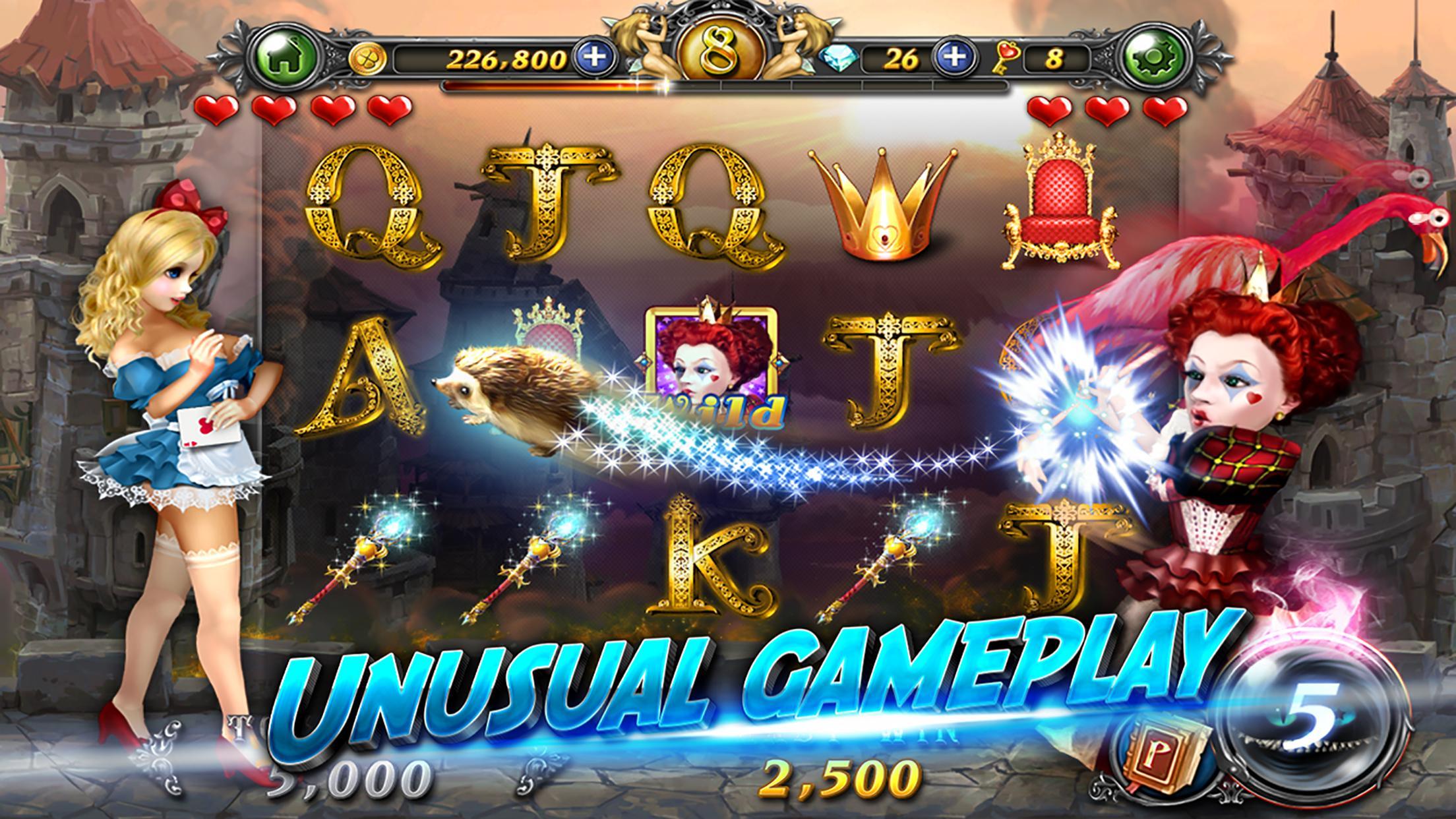 Free alice in wonderland slot game