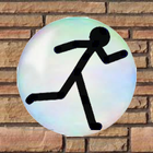 Bubble Smash: Stickman Runner icono