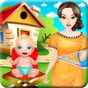 Schwangere Mutter Baby-Spiele