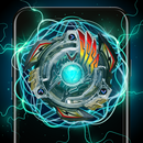 Neon beyblade trò chơi fidget spinner toys APK