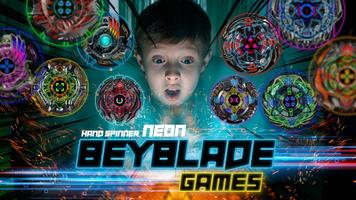 Neon beyblade trò chơi fidget spinner toys ảnh chụp màn hình 2