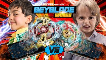 Beyblade Spiele Hand Spinner Zappeln Spielzeug Plakat