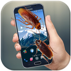 Cockroach Run On Mobile Screen - Scary Joke Zeichen