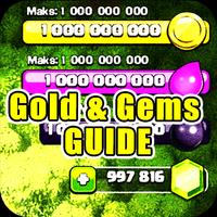 Guide Gems Clash of Clans Tips poster