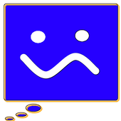 EvolveSMS Comic Blue icon