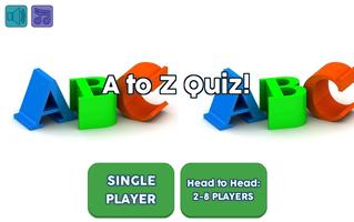 A to Z Quiz capture d'écran 1