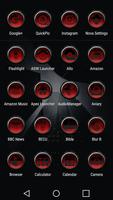 Coastal 10 Red - Icon Pack تصوير الشاشة 1