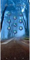 Coastal Blue Teal Cartaz