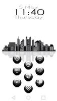 C2 Black Gray - Icon Pack poster
