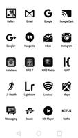 Tap Black - Icon Pack ảnh chụp màn hình 3