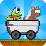 Hoppy Cart Puppy And Frog Ride آئیکن