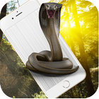 Cobra Snake attack on Phone Zeichen