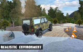 Off-road Army Jeep Affiche