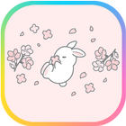 토끼 테마-icoon