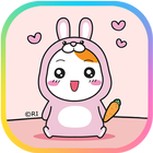 에비츄 테마 - Pink Rabbit icône