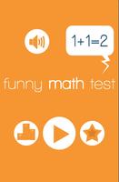 Funny Math Test الملصق