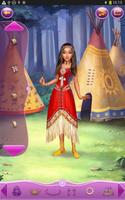 Dress up Princess Pocahontas पोस्टर