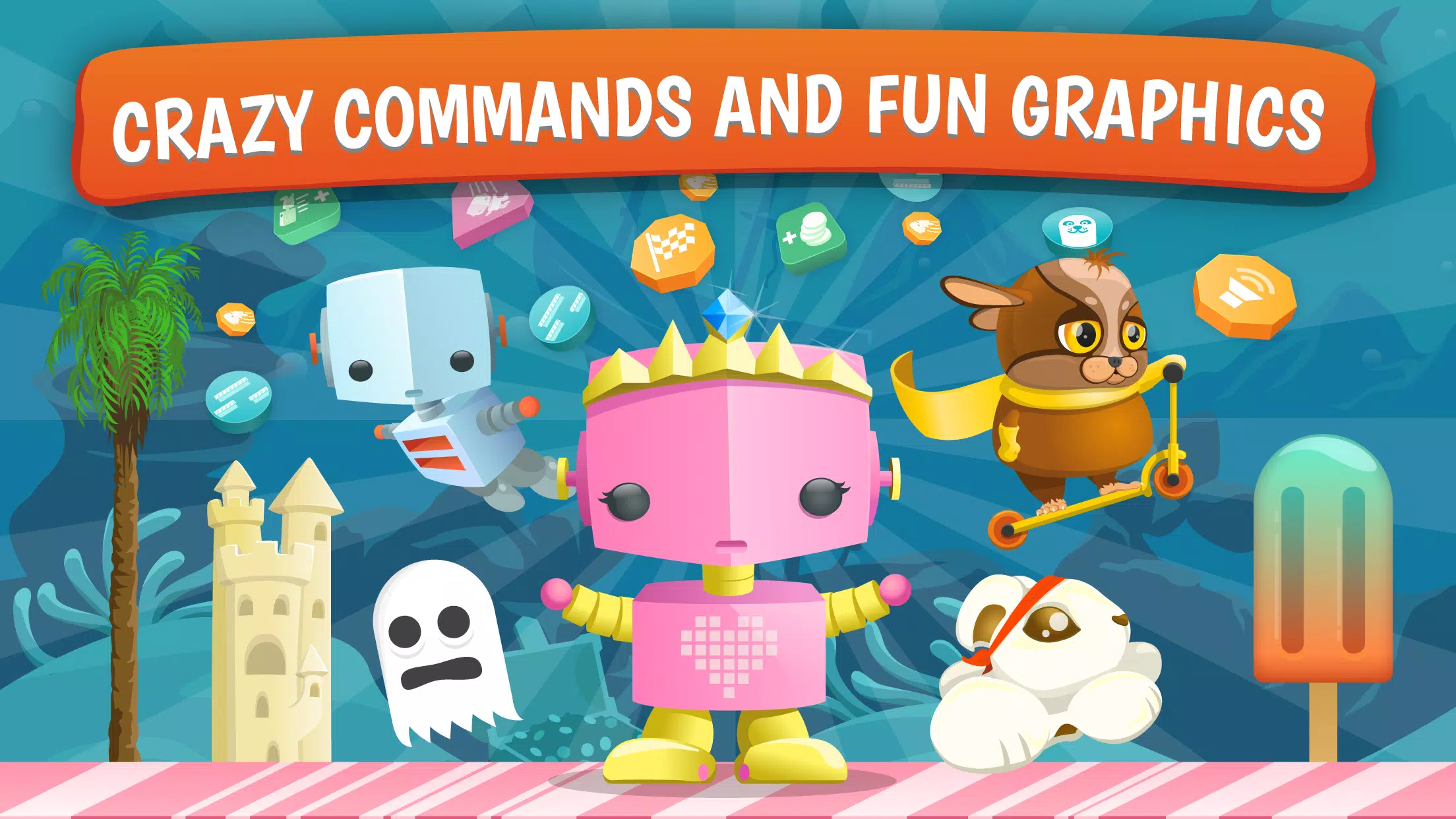 KIDS CAN CREATE THEIR OWN ONLINE GAMES WITH THE CODA GAME APP