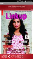 LINKUP Advertisement Magazine poster