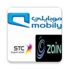 Recharge App Mobily Zain Stc P icône