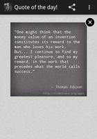 Thomas Edison Quotes Pro capture d'écran 3