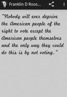 Franklin Roosevelt Quotes Pro Affiche