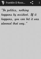برنامه‌نما Franklin Roosevelt Quotes Pro عکس از صفحه