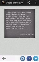 برنامه‌نما Galileo Galilei Quotes Pro عکس از صفحه