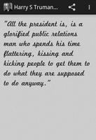 Harry S Truman Quotes Pro ポスター