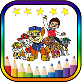 Coloring Book for Paw Patrol icon