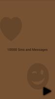 10000+ Sms and Messages Affiche