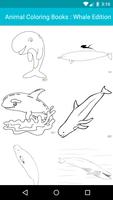 Animal Coloring For Children : Whale Edition plakat