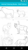 Poster Animal Coloring For Children : Wolf Edition