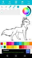 Animal Coloring For Children : Wolf Edition تصوير الشاشة 3