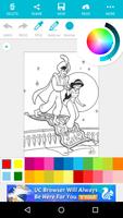 Cartoon Coloring Books : 1001 Nights Story স্ক্রিনশট 1