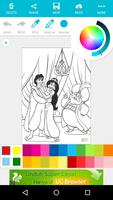 برنامه‌نما Cartoon Coloring Books For Kids : Aladdin عکس از صفحه