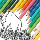 Animal Coloring For Kids : Bull with Camel Edition biểu tượng