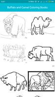 Animal Coloring For Kids : Bull with Camel Edition plakat