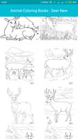 Animal Coloring Book : Deer New imagem de tela 1