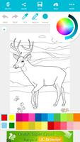 Animal Coloring Book : Deer New Screenshot 2